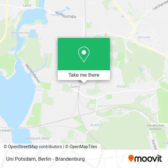Карта Uni Potsdam