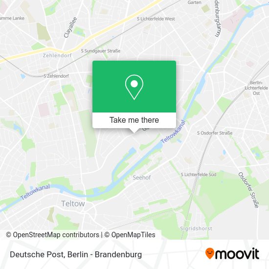 Deutsche Post map