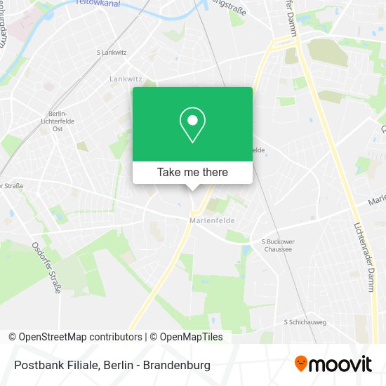 Postbank Filiale map
