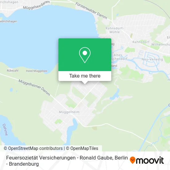 Карта Feuersozietät Versicherungen - Ronald Gaube