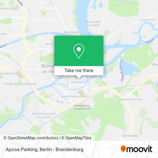 Apcoa Parking map