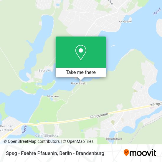 Spsg - Faehre Pfauenin map