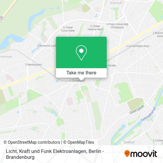 Licht, Kraft und Funk Elektroanlagen map