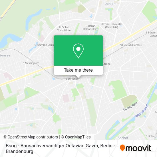 Bsog - Bausachversändiger Octavian Gavra map