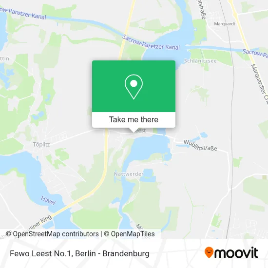Fewo Leest No.1 map