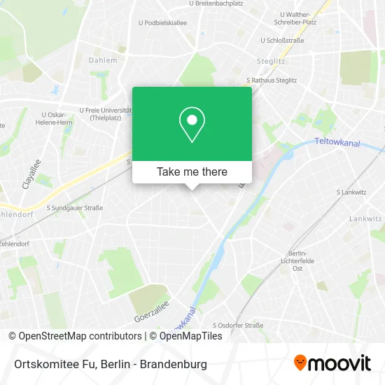 Карта Ortskomitee Fu