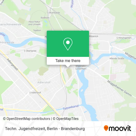 Карта Techn. Jugendfreizeit