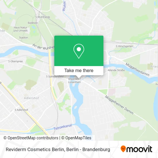 Карта Reviderm Cosmetics Berlin