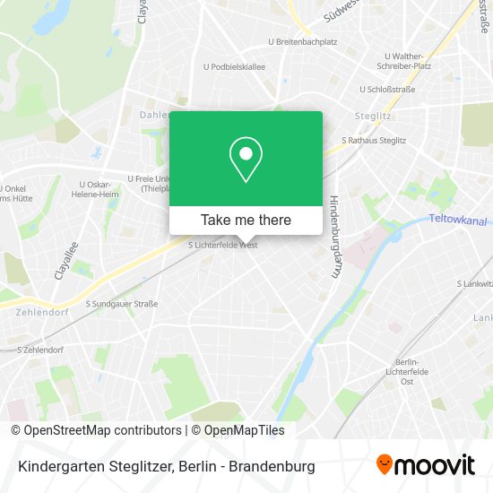 Kindergarten Steglitzer map