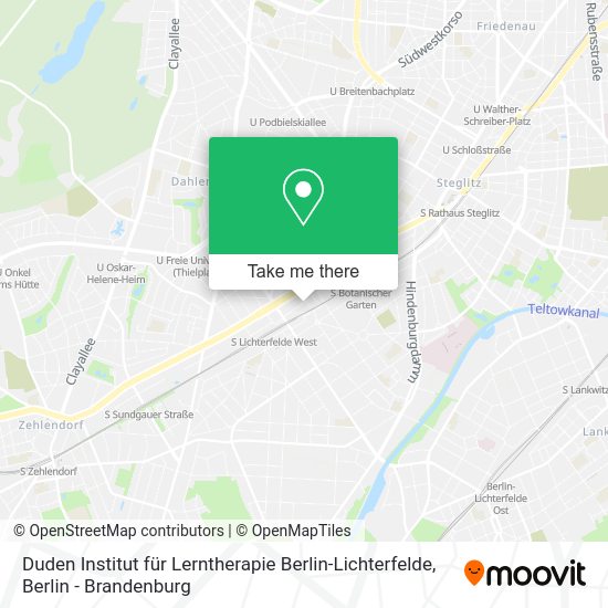 Duden Institut für Lerntherapie Berlin-Lichterfelde map
