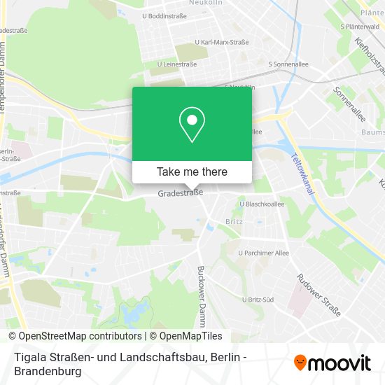 Tigala Straßen- und Landschaftsbau map