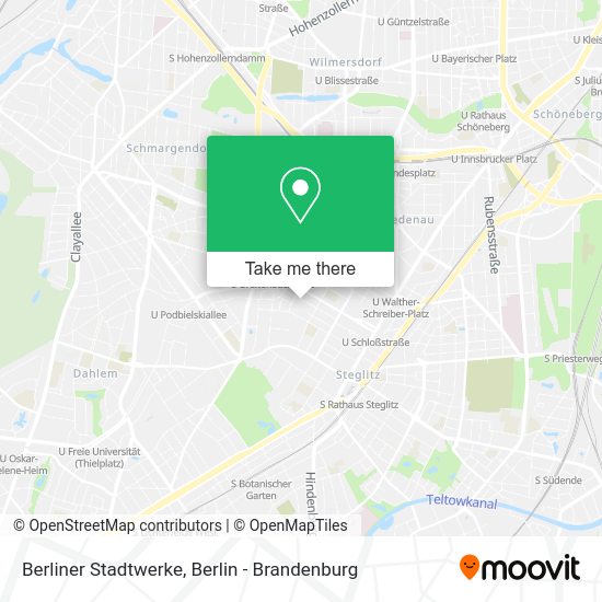 Berliner Stadtwerke map