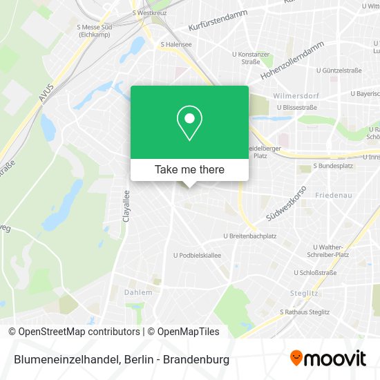Blumeneinzelhandel map