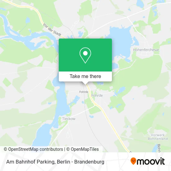 Am Bahnhof Parking map