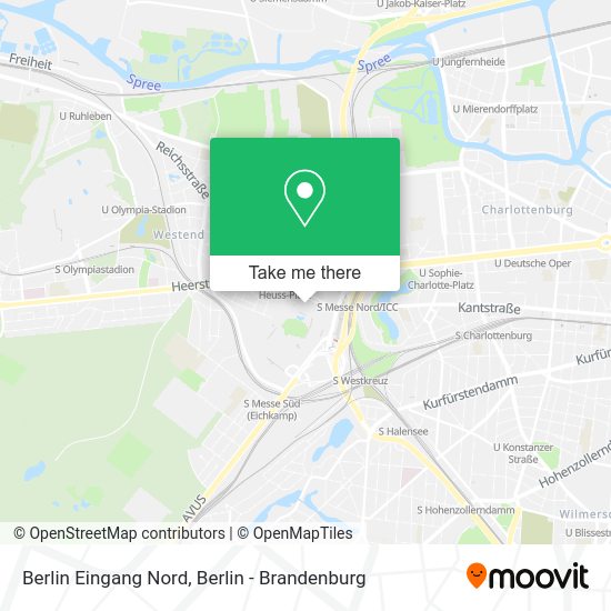 Berlin Eingang Nord map