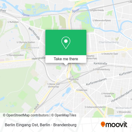 Berlin Eingang Ost map