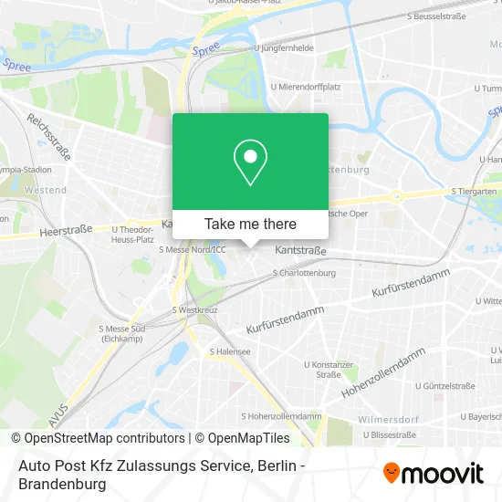 Auto Post Kfz Zulassungs Service map