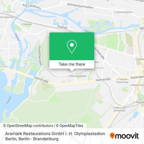Aramark Restaurations GmbH i. H. Olympiastadion Berlin map