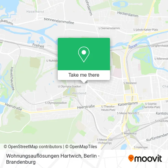 Карта Wohnungsauflösungen Hartwich