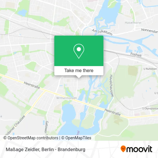 Карта Maßage Zeidler