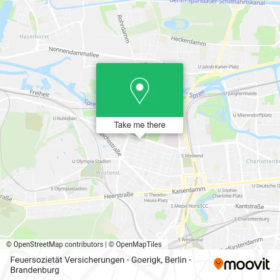 Карта Feuersozietät Versicherungen - Goerigk