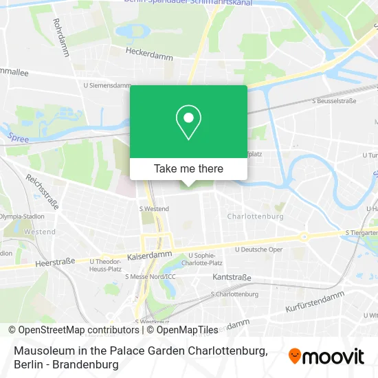 Карта Mausoleum in the Palace Garden Charlottenburg
