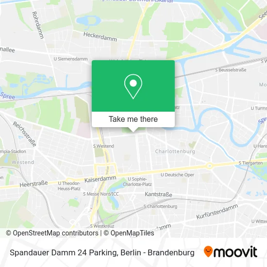 Карта Spandauer Damm 24 Parking