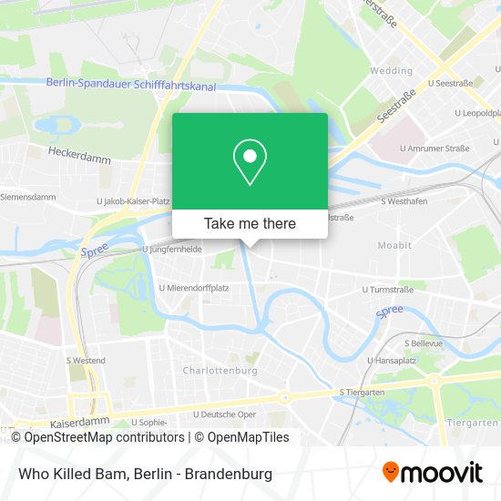 Who Killed Bam map