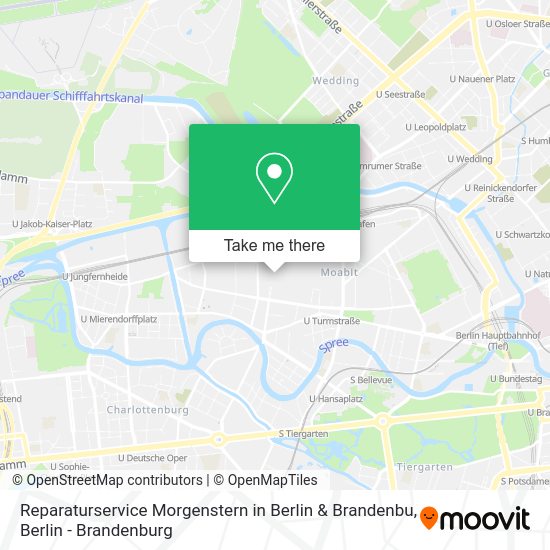 Reparaturservice Morgenstern in Berlin & Brandenbu map