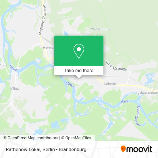 Rathenow Lokal map