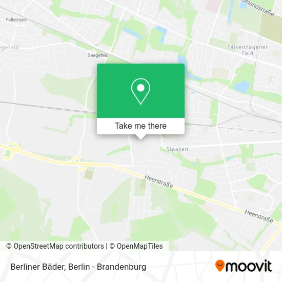 Карта Berliner Bäder