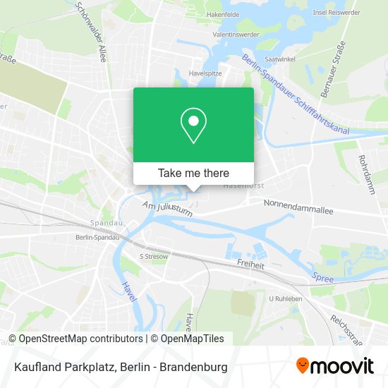 Kaufland Parkplatz map
