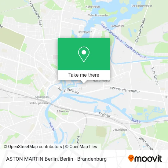 ASTON MARTIN Berlin map
