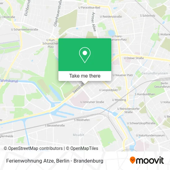 Карта Ferienwohnung Atze
