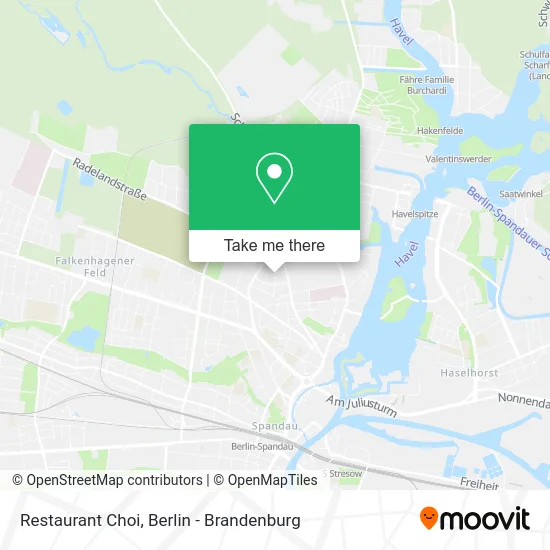 Restaurant Choi map