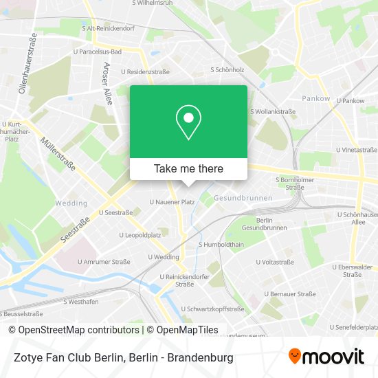 Zotye Fan Club Berlin map