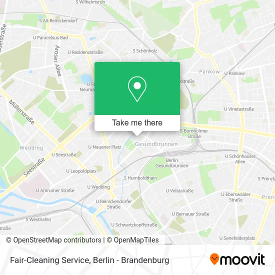 Fair-Cleaning Service map