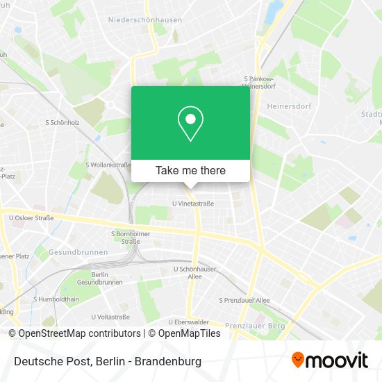Deutsche Post map
