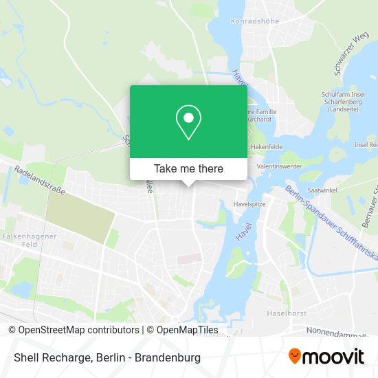 Shell Recharge map