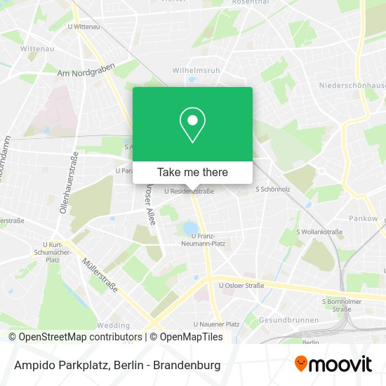 Ampido Parkplatz map