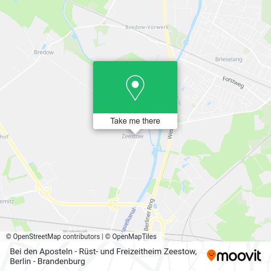 Bei den Aposteln - Rüst- und Freizeitheim Zeestow map