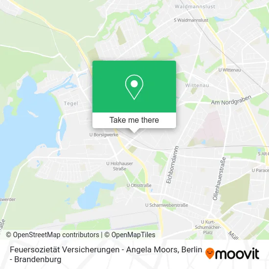 Feuersozietät Versicherungen - Angela Moors map