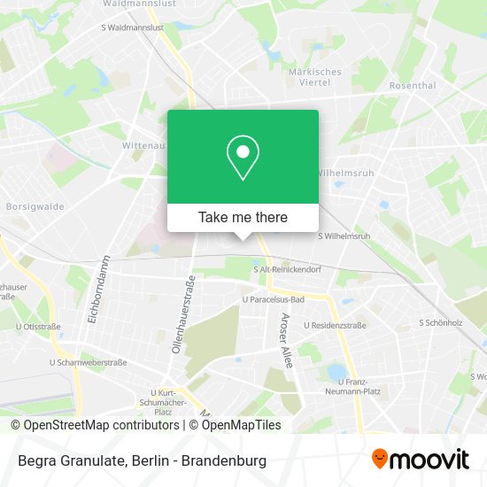 Begra Granulate map