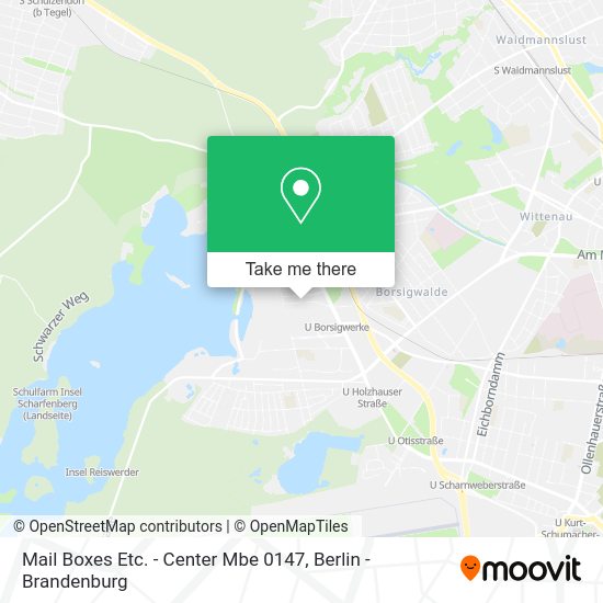 Карта Mail Boxes Etc. - Center Mbe 0147