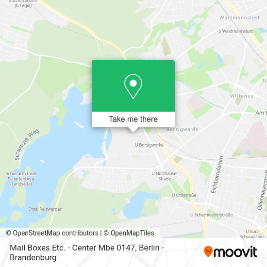 Карта Mail Boxes Etc. - Center Mbe 0147