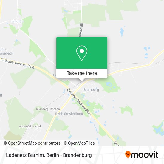 Ladenetz Barnim map