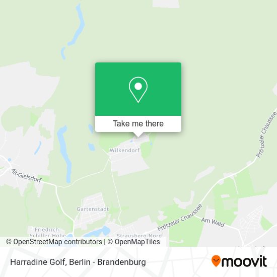 Harradine Golf map