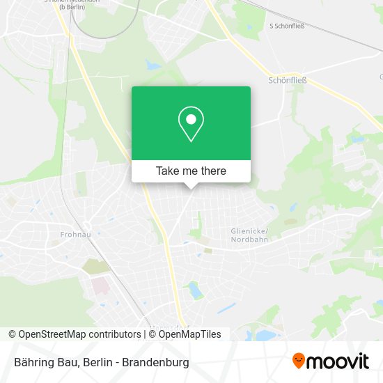 Bähring Bau map