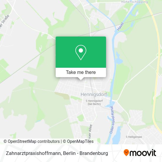 Zahnarztpraxishoffmann map
