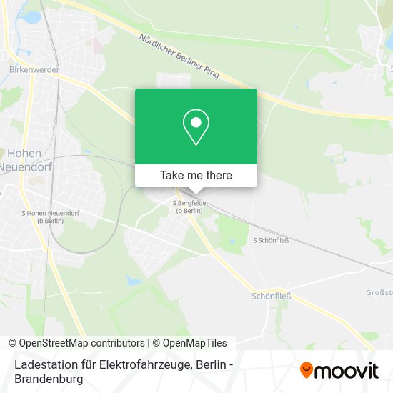 Ladestation für Elektrofahrzeuge map